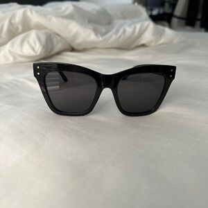 Black Cat-Eye Women's Sunglasses